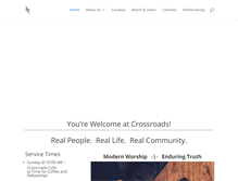 Tablet Screenshot of crossroadscleburne.com